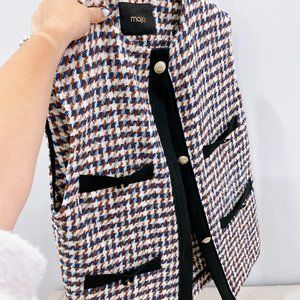 98% NEW MAJE VEST, SIZE 38